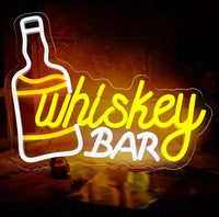 LED Neon Schild Whiskey Bar