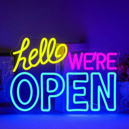 LED Neon Schild OPEN