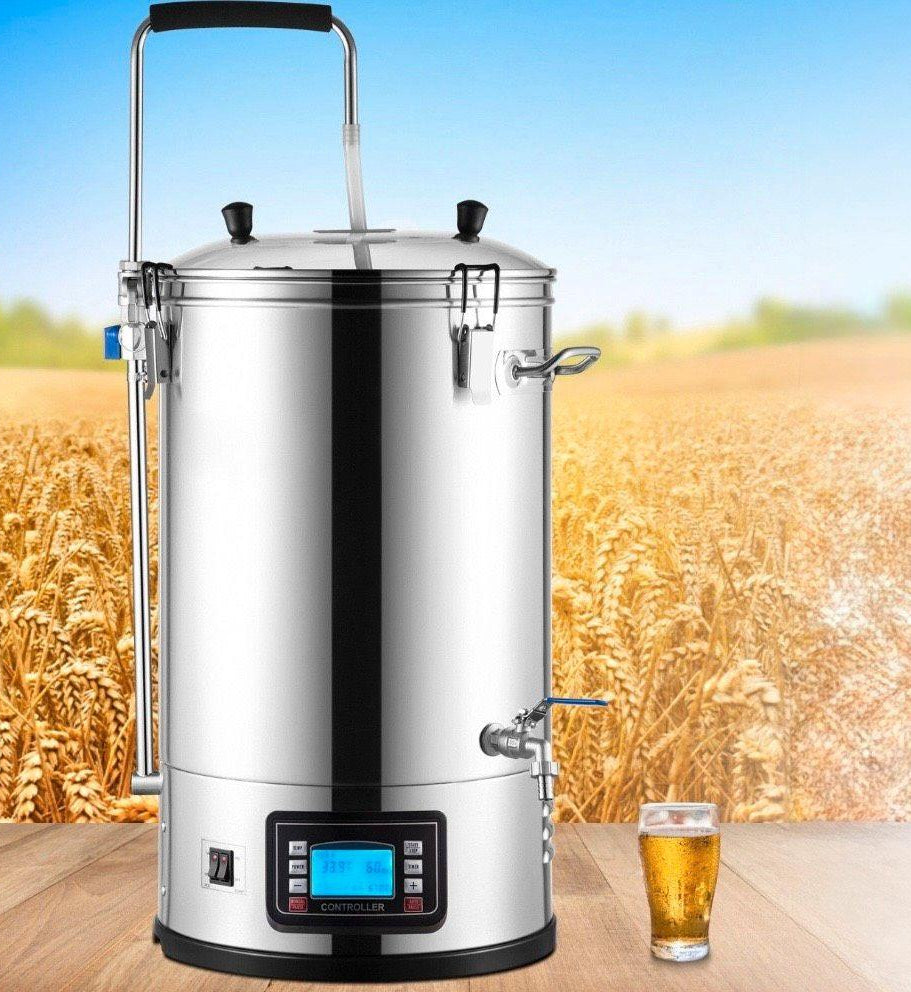 Bierbrauanlage Edelstahl 30L Braukessel Homebrew LCD Komplettset