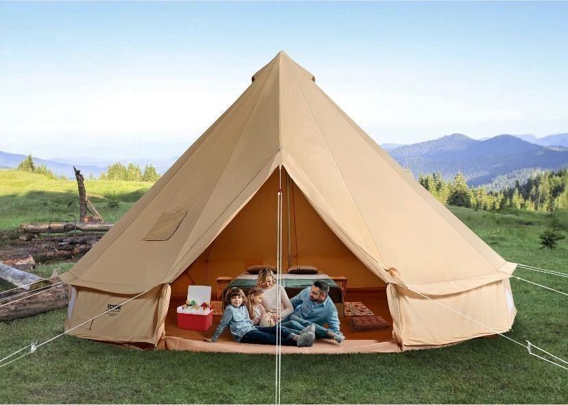 Glockenzelt im Jurten-Stil 3×2m Camping und Outdoor