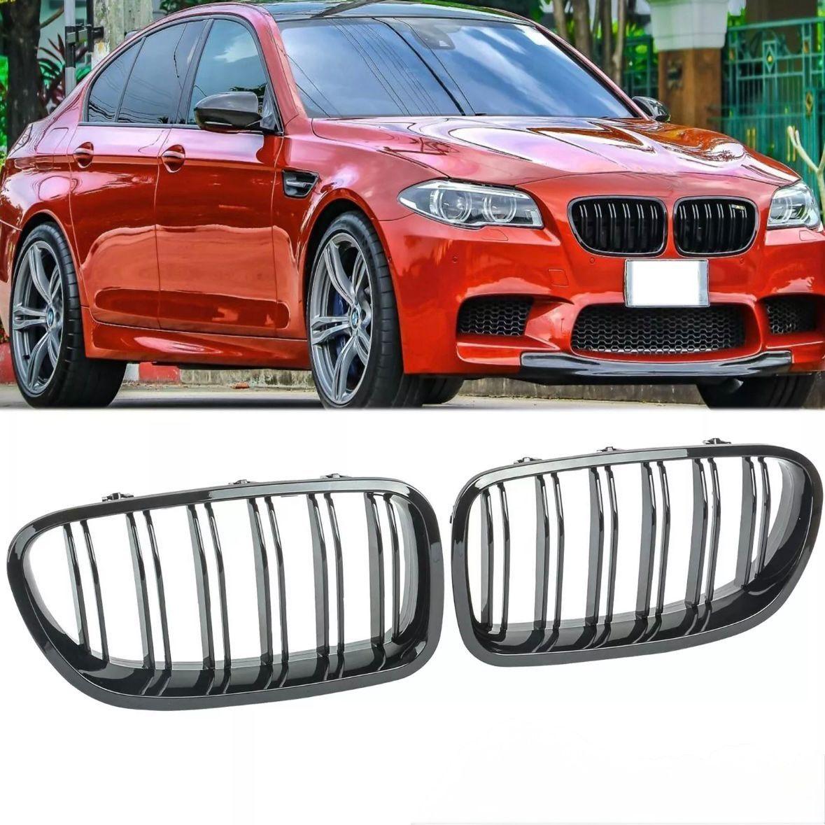 Kühlergrill Schwarz für BMW 5er F10 F11