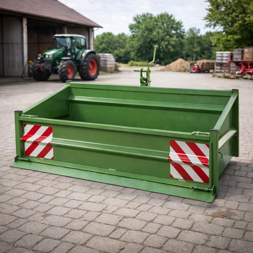Heckcontainer Traktor 1000kg Kippbar