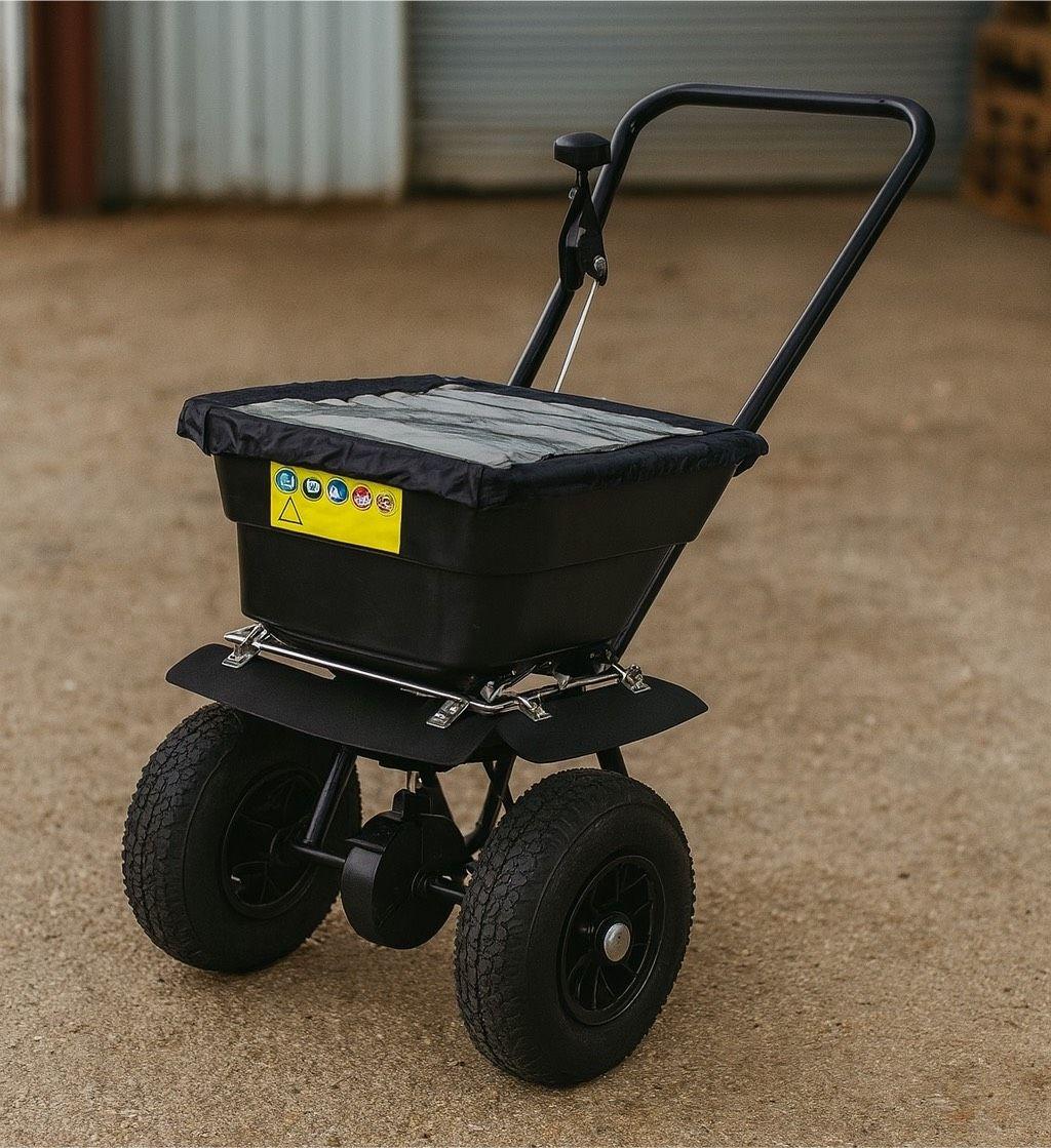 Streuwagen Garten Streuer Düngerstreuer Salzstreuer Handstreuer