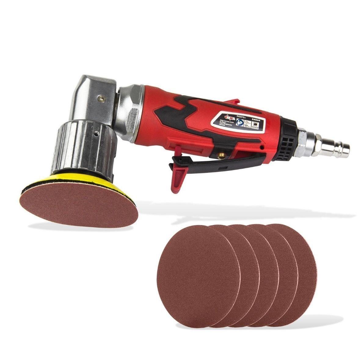 Druckluft Exzenterschleifer 75mm Set