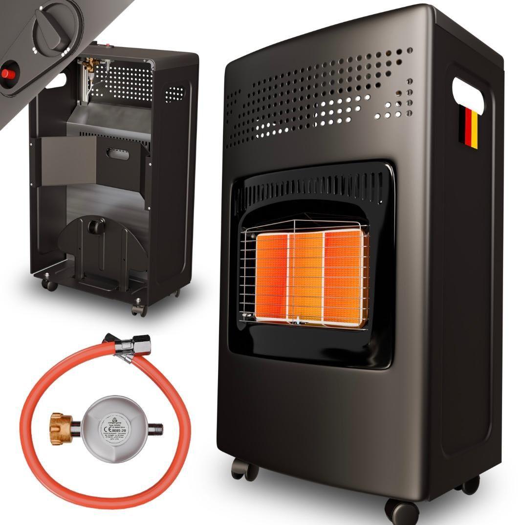 Gasheizer HB-015 4200W mit 3 Heizstufen & Sicherheitsabschaltung