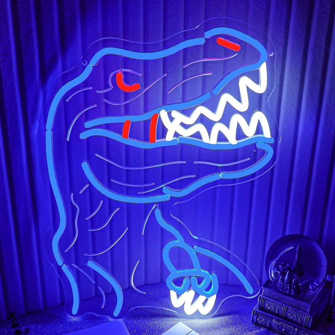 LED Neon Schild Dinosaurier