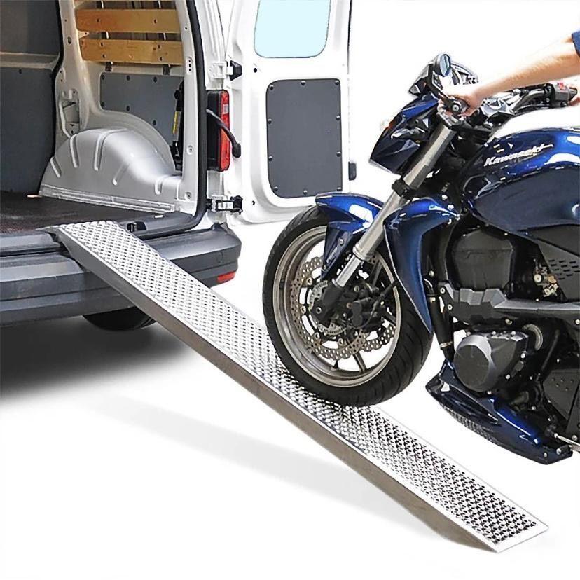 2x Auffahrrampen Aluminium klappbar 160cm Motorrad Quad