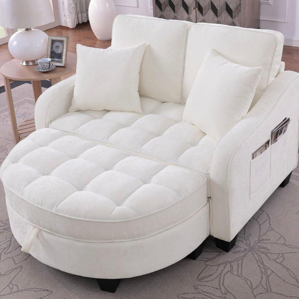 Modulares Schlafsofa 2in1 mit Schlaffunktion Beige