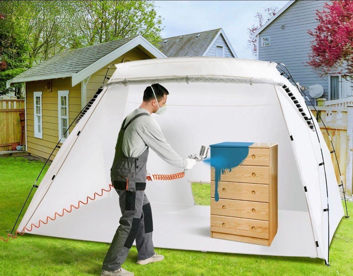 Lackierzelt Sprühzelt 3×2,1×1,8m tragbar