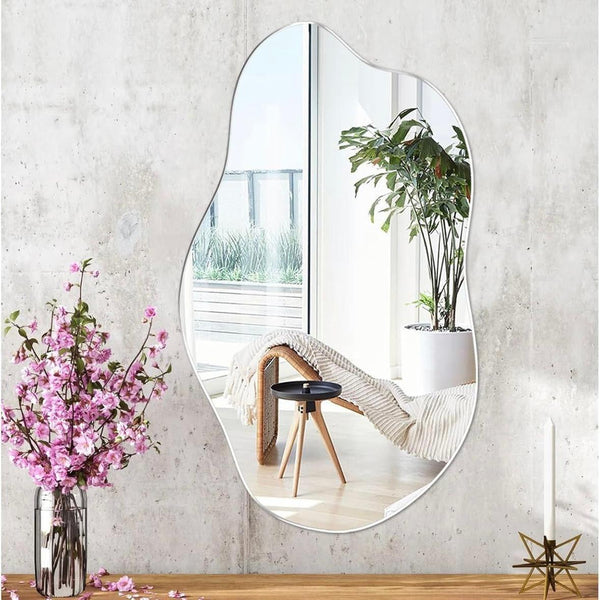Asymmetrischer Wandspiegel Spiegel Deko Wohnzimmer