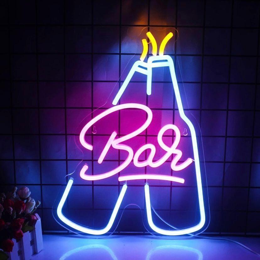 LED Neon Schild Bar