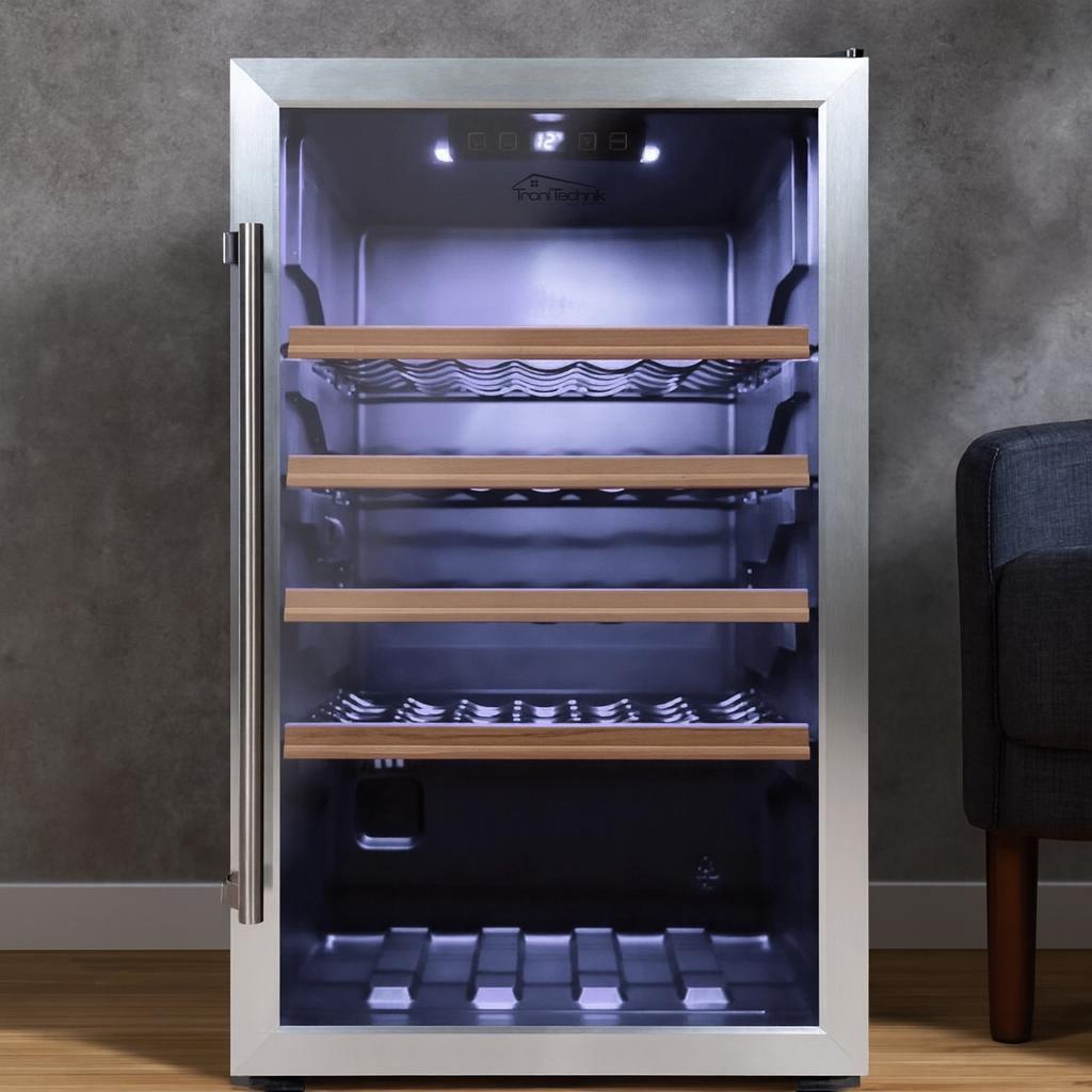 Weinkühlschrank 126L für bis zu 63 Flaschen LED