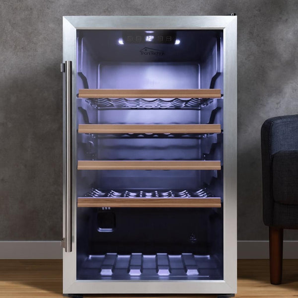 Weinkühlschrank 126L für bis zu 63 Flaschen LED