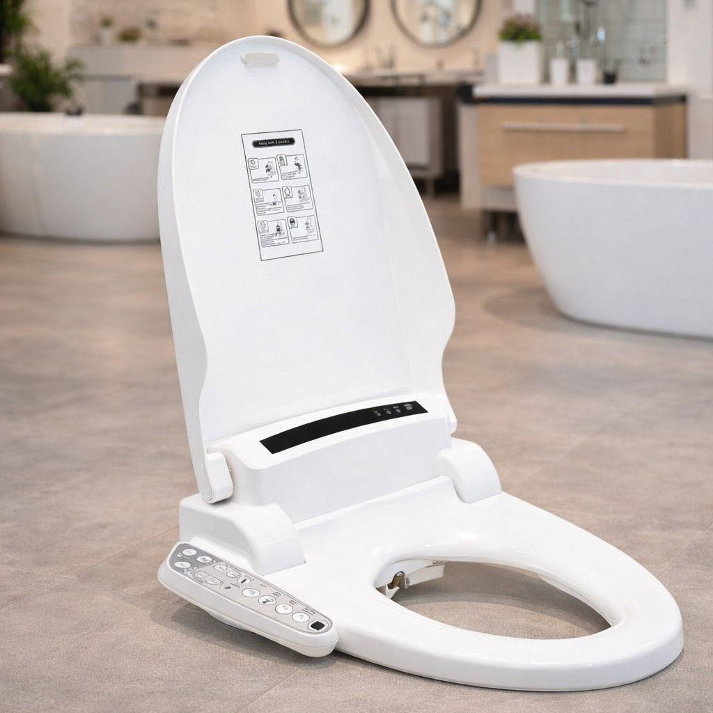 Elektrischer Bidet WC-Sitz mit Warmwasser Fön & Soft-Close