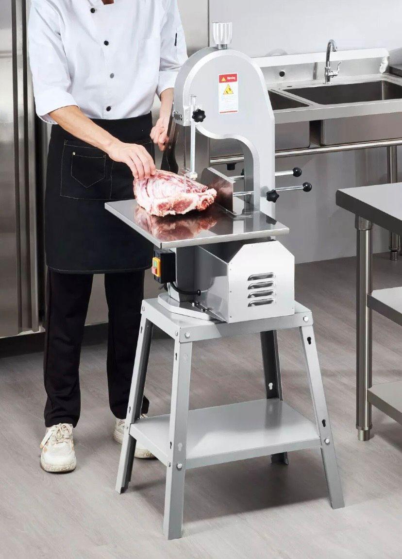 Fleischbandsäge 850W Edelstahl Knochen- & Fleischsäge