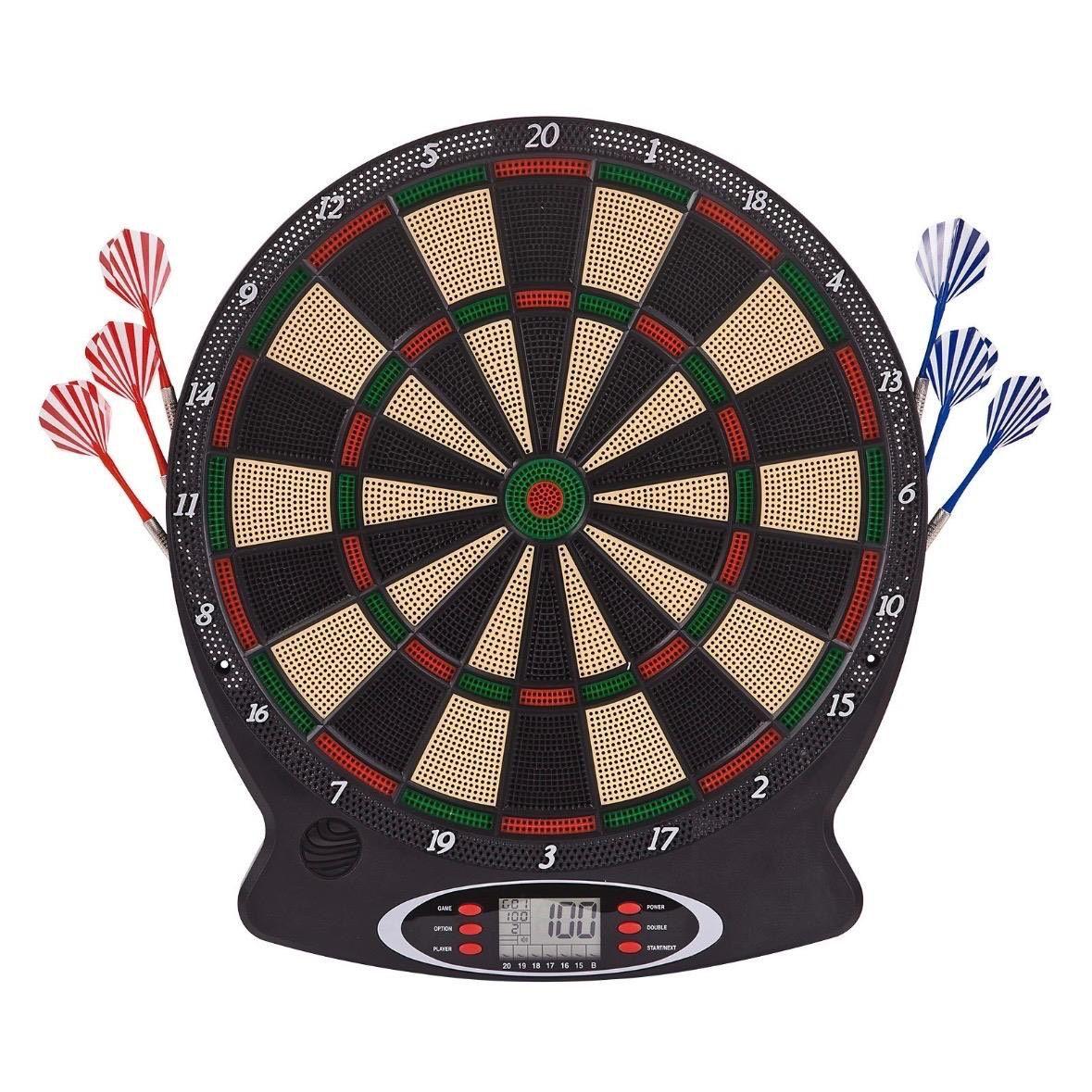 Elektronische Dartscheibe mit LCD-Display – für bis zu 8 Spieler