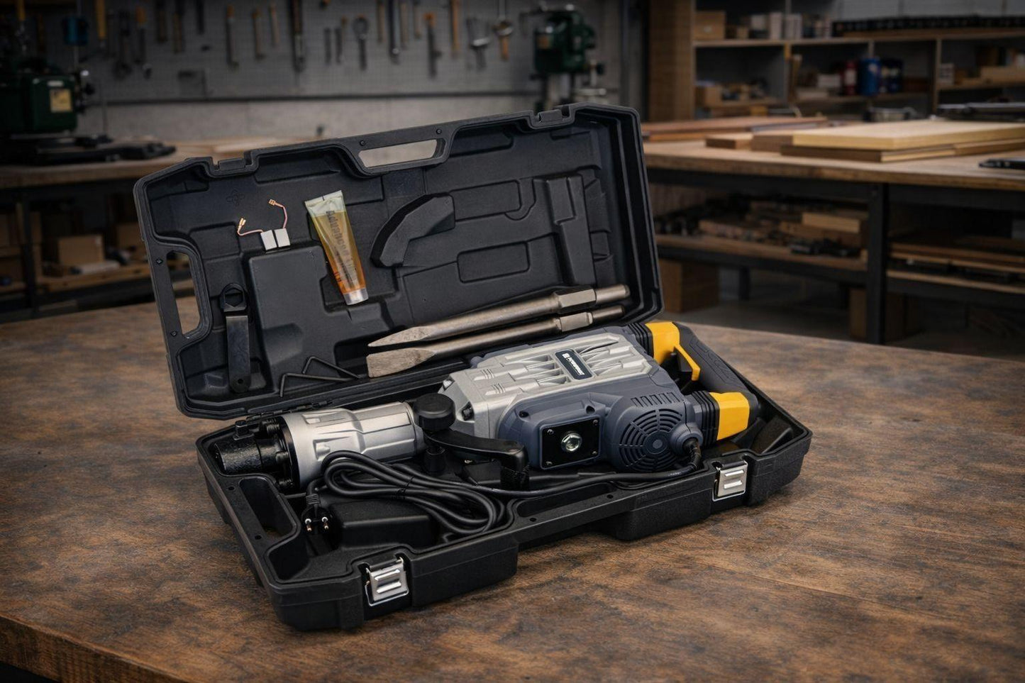 Abbruchhammer 3300W mit 65 Joule Schlagkraft & SDS-HEX Aufnahme