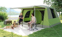 Familien-Campingzelt für 4–8 Personen mit 2 Kabinen & Wohnbereich