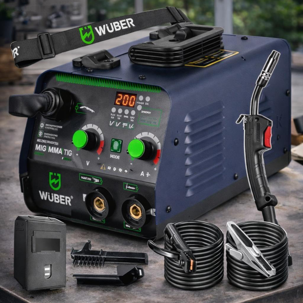 3in1 Inverter Schweißgerät MIG FLUX MMA TIG 200A