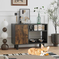 Hundefutterstation Futterschrank Höhenverstellbar Futterstation Haustiere