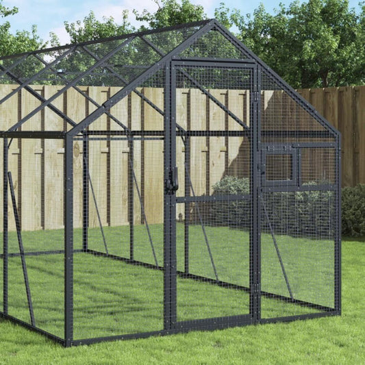 Alu-Voliere Vogelvoliere Vogelhaus 4x1,79m Voliere