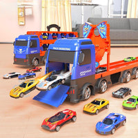 Katapultbahn-Autotransporter Spielset