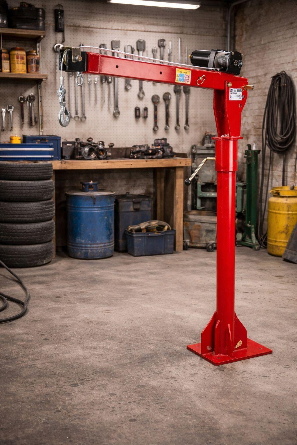 Fahrzeug Ladekran 300kg 12V Seilwinde 360°