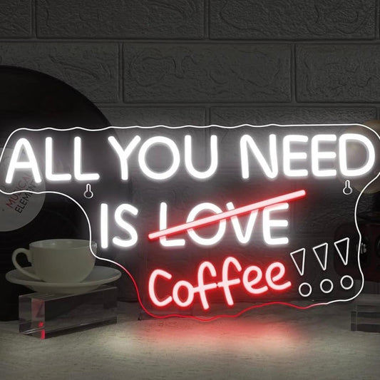 LED Neon Schild Coffee