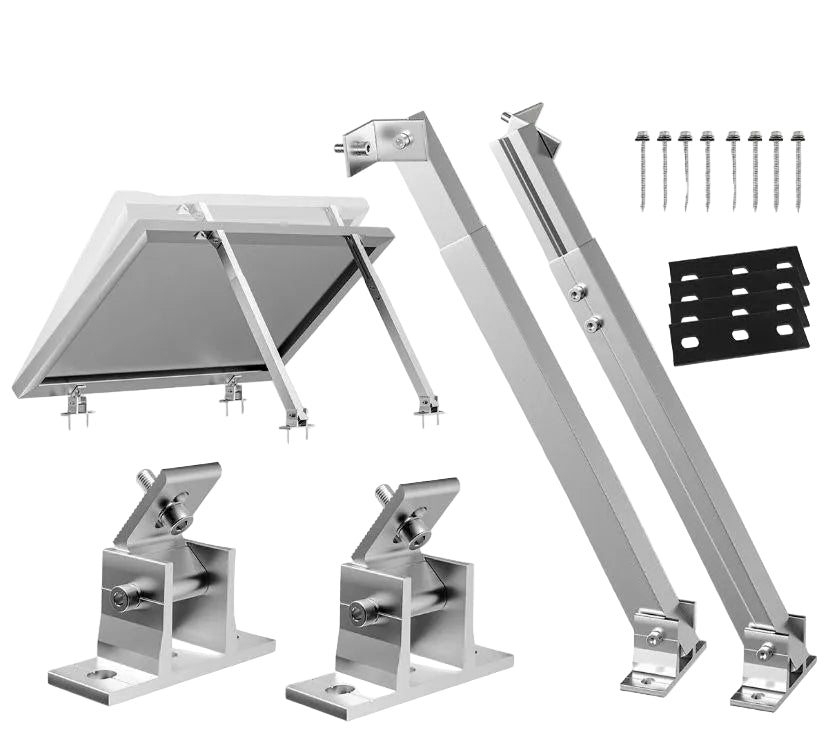 2er Set Solarmodul Aufsteller verstellbar