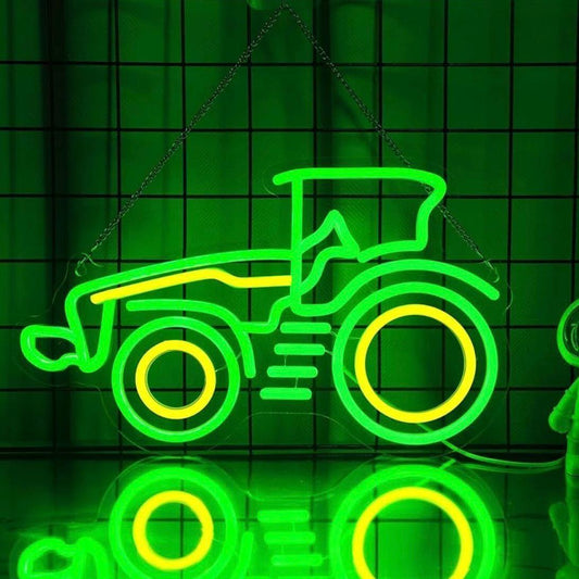 LED Neon Schild Traktor