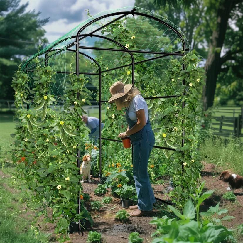 Gartenbogen Rankhilfe Metall 222 cm Torbogen