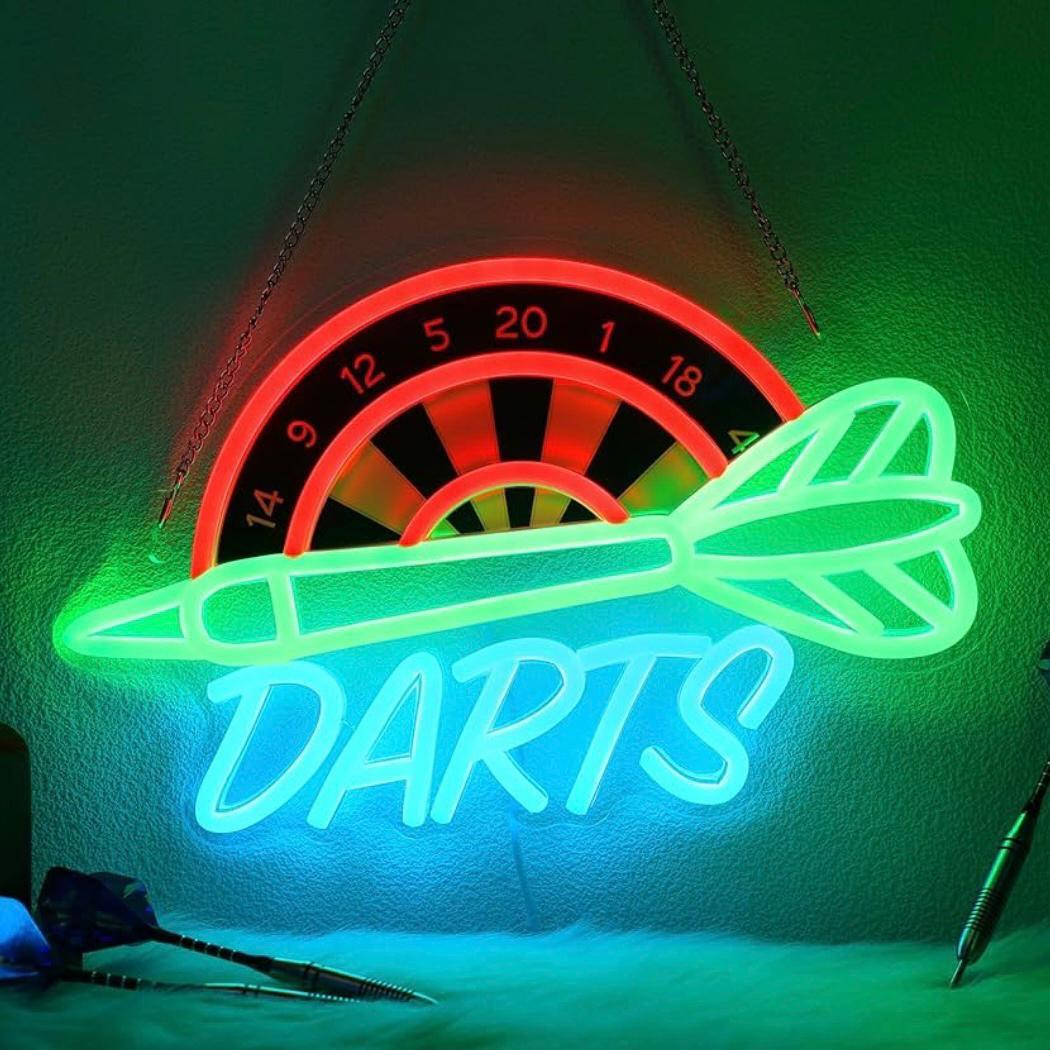 LED Neon Schild Dart