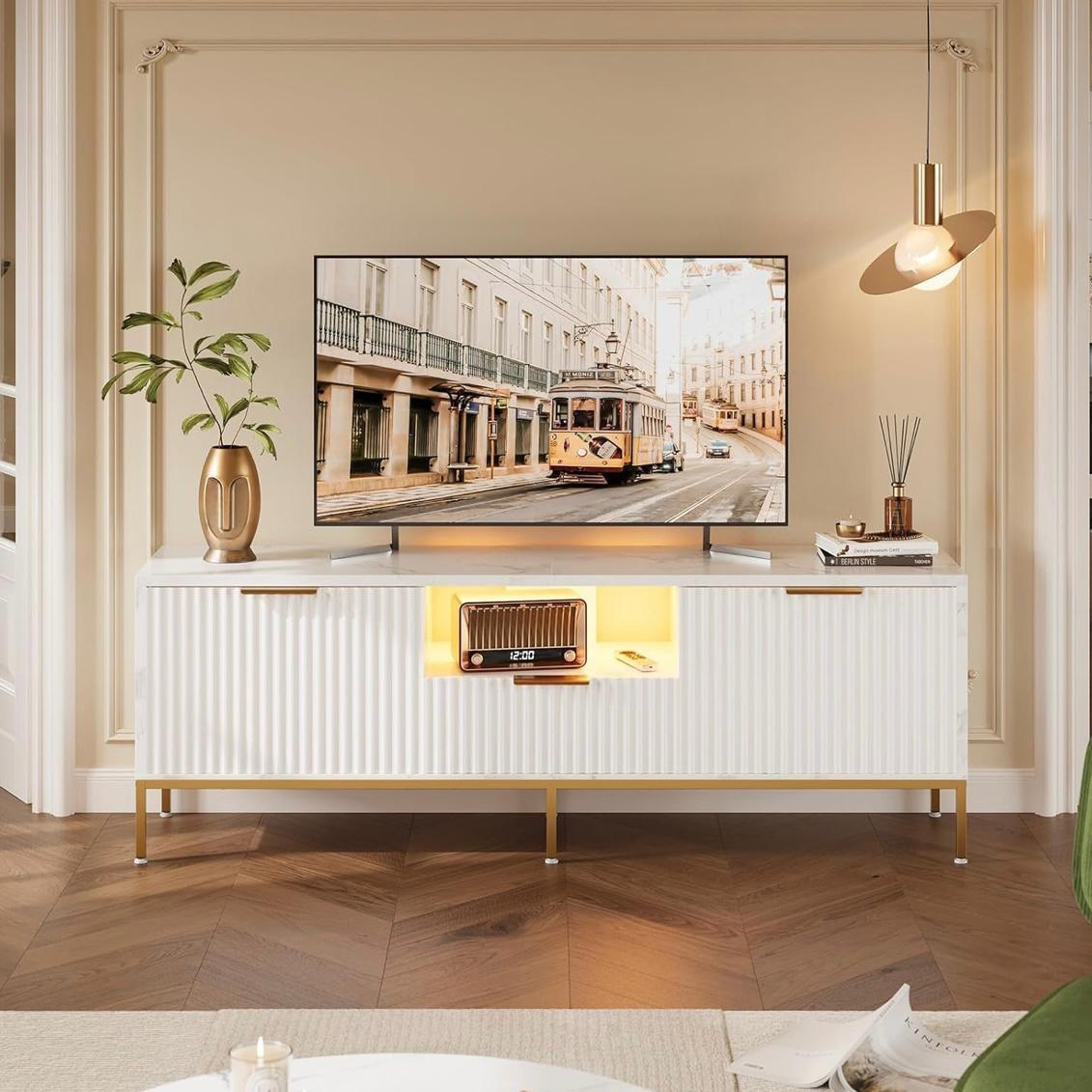 TV Schrank LED Lowboard