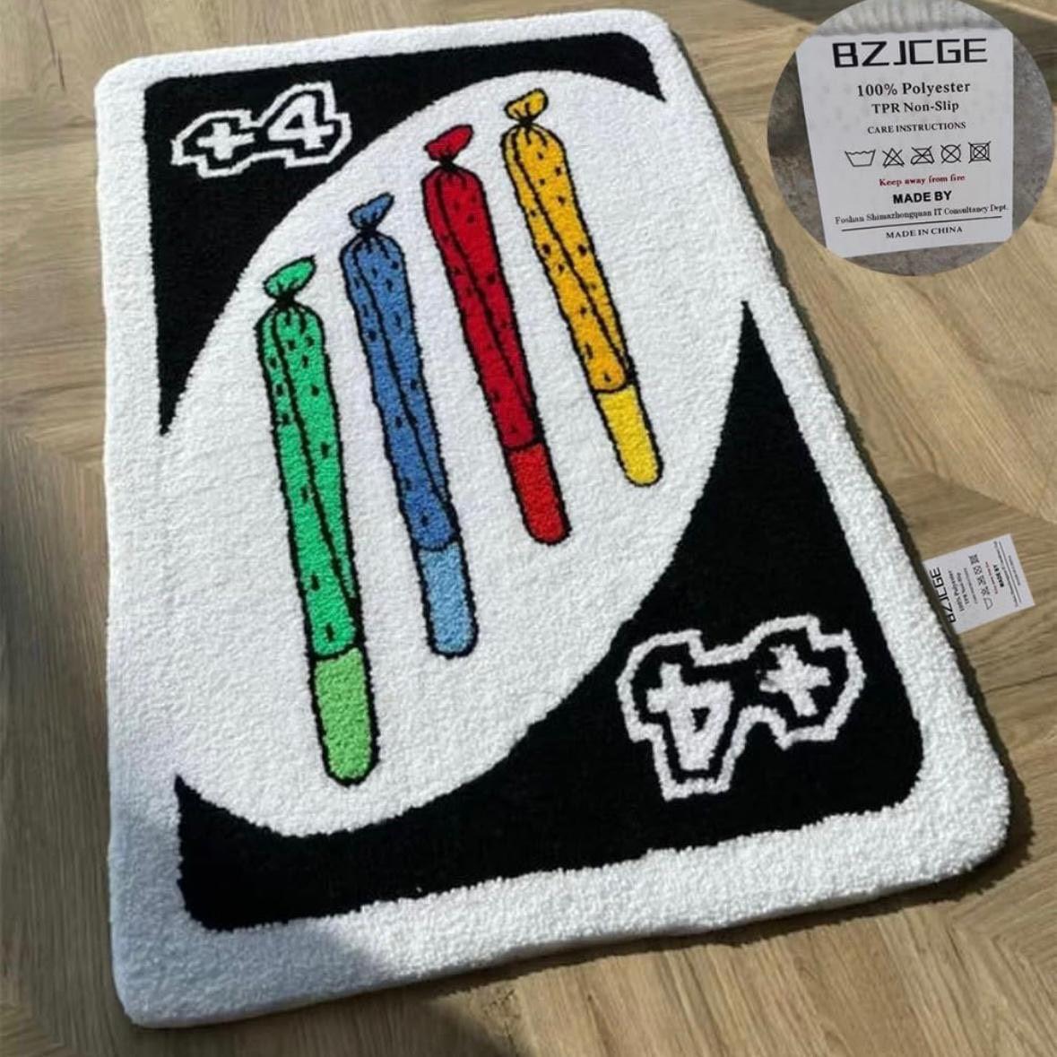 UNO Style Teppich 60×90cm Deko Teppich