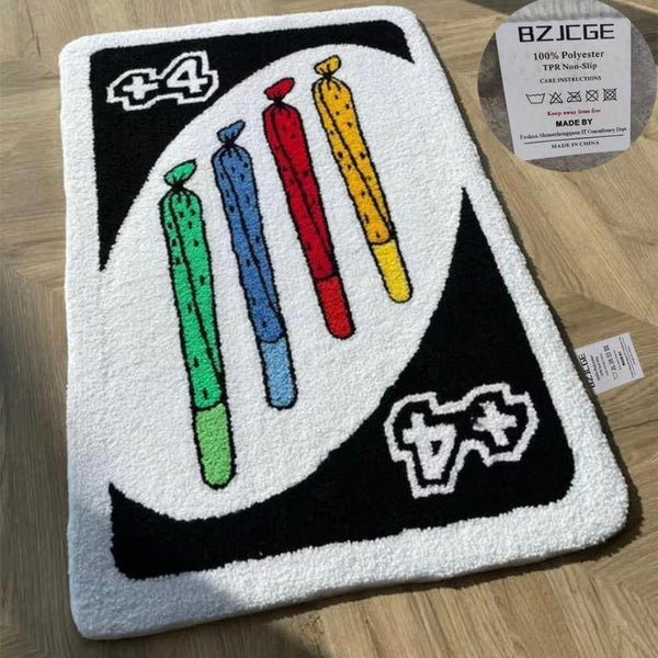 UNO Style Teppich 60×90cm Deko Teppich