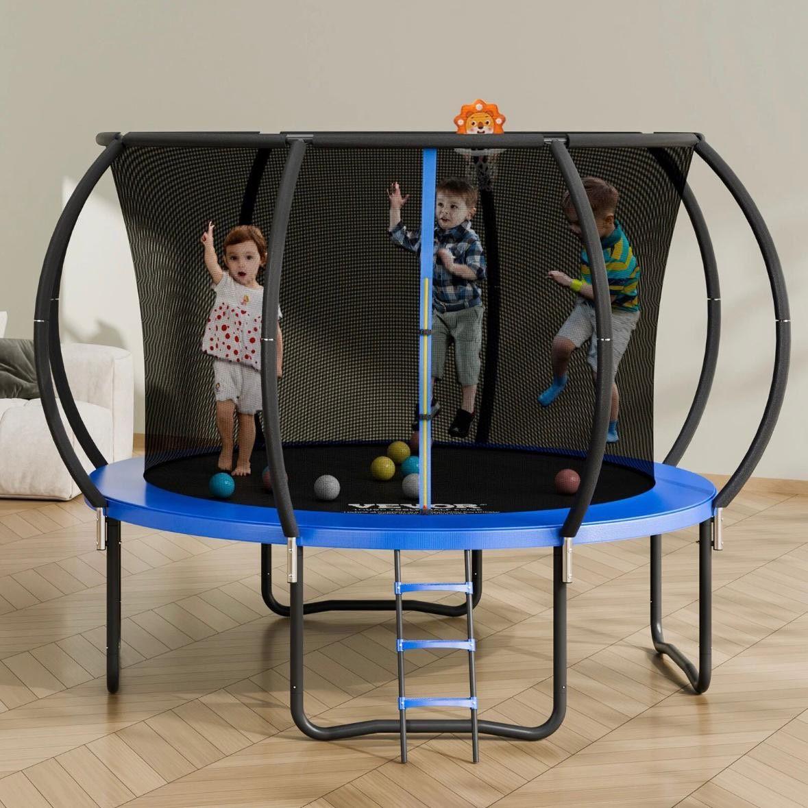 Gartentrampolin mit Sicherheitsnetz belastbar bis 150 kg