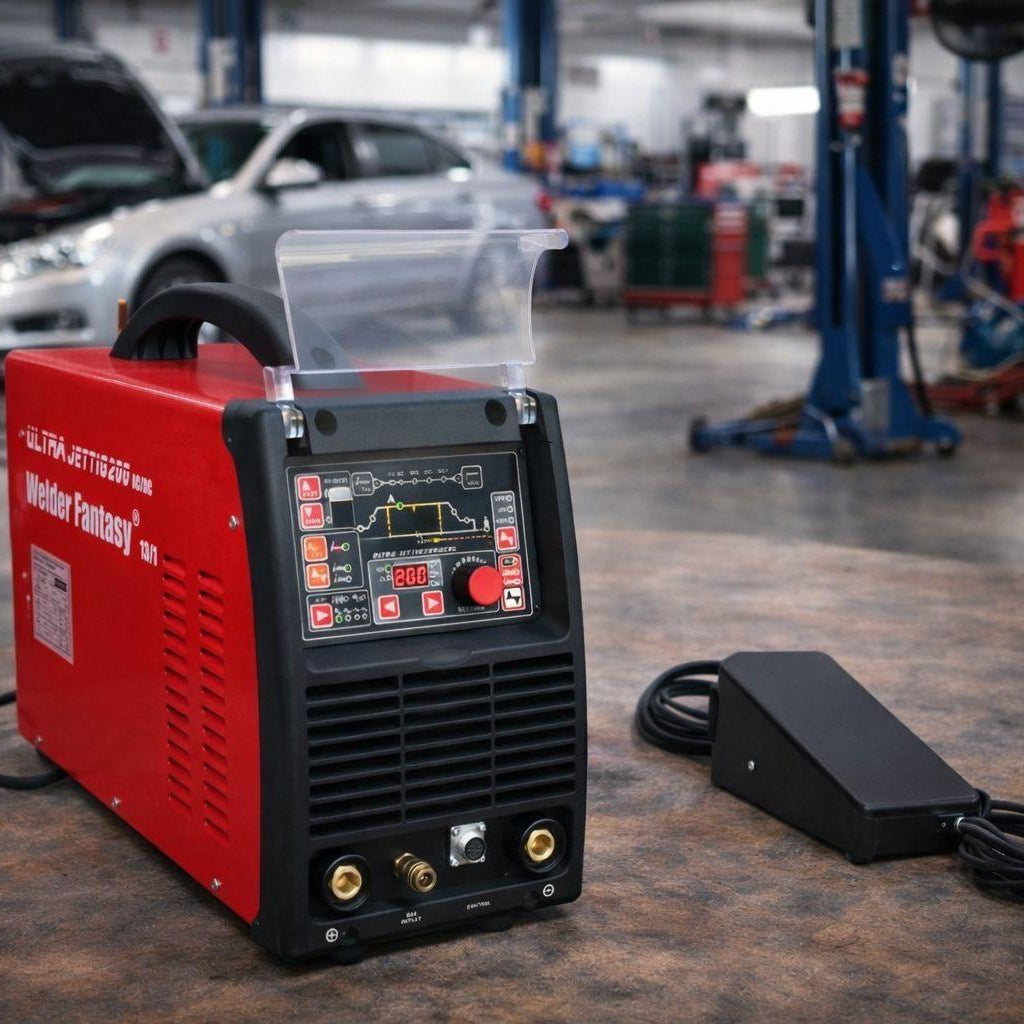 AC/DC WIG Inverter-Schweißgerät 200A mit Pulsfunktion & Fußpedal