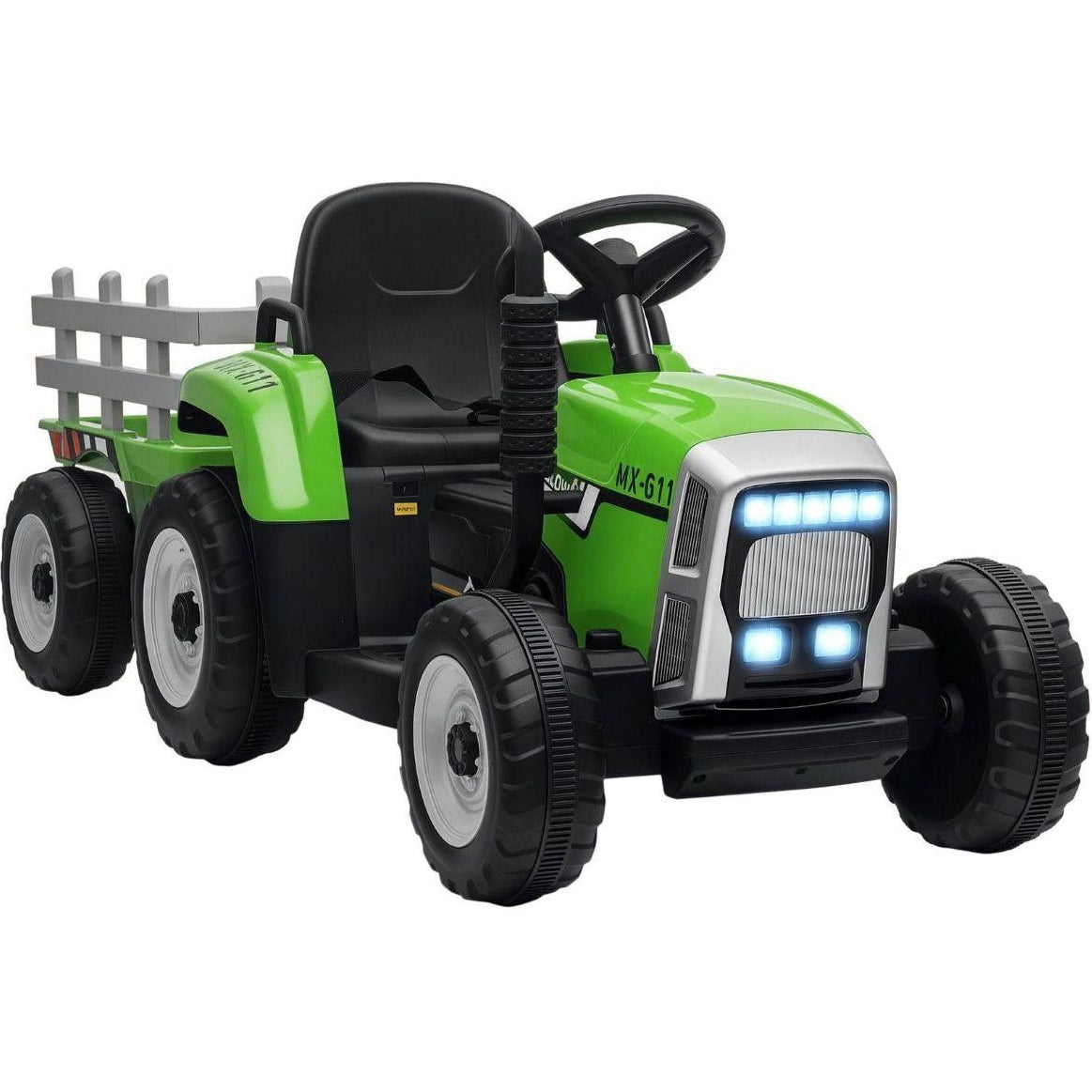 Kinder Elektro Traktor mit Anhänger 12V