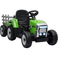 Kinder Elektro Traktor mit Anhänger 12V