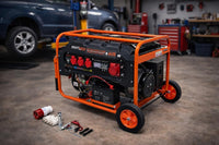 3-Phasen Stromerzeuger 5500W 380V/230V/12V Benzin Generator 15PS