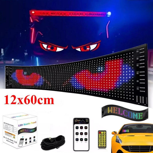 Flexibles LED-Matrix-Display für Fahrzeuge RGB & programmierbar