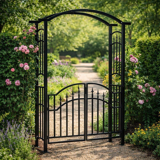 Rosenbogen Tor Metall Rankhilfe Gartenbogen Stecksystem