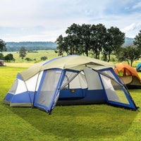 Campingzelt für 6–8 Personen mit Vorzelt