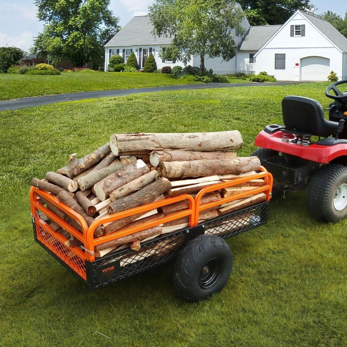 Kippanhänger Anhänger Rasentraktor 680kg für ATV