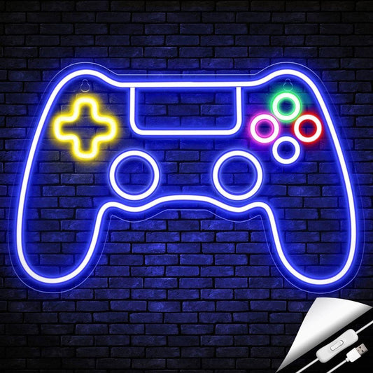 LED Neon Schild Gamepad