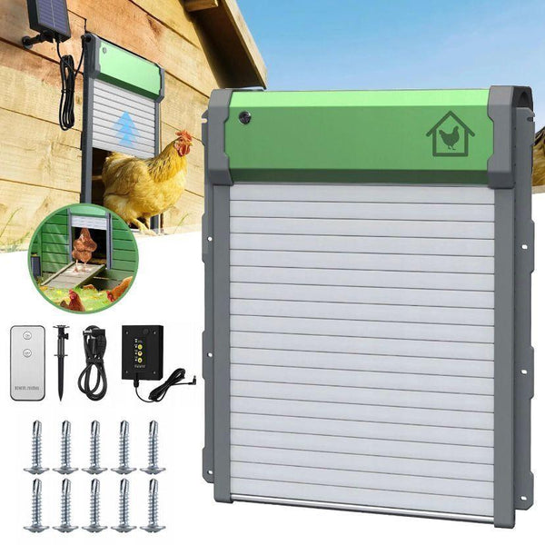 Automatische Hühnerklappe Alu