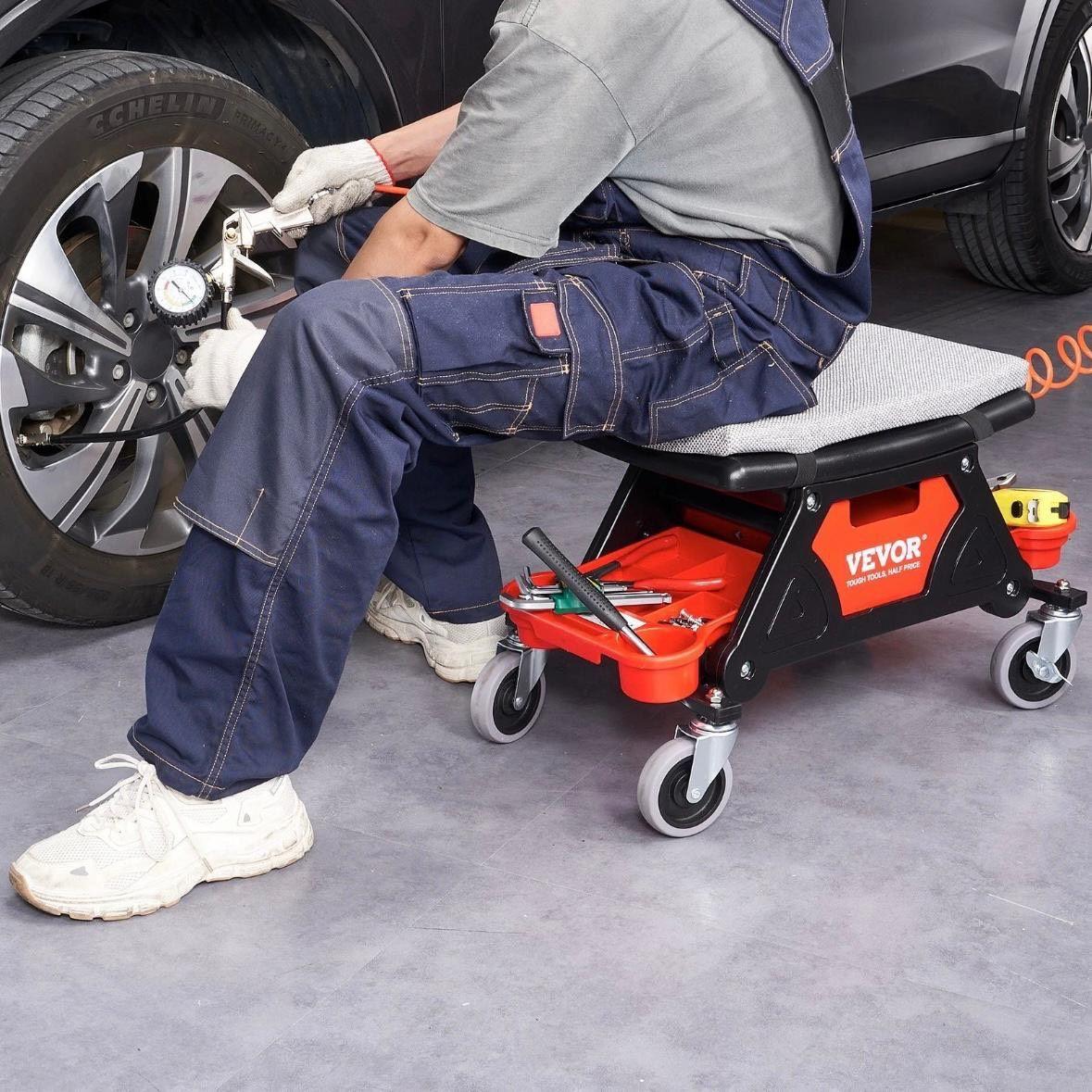 Werkstatthocker rollbar 360° drehbar