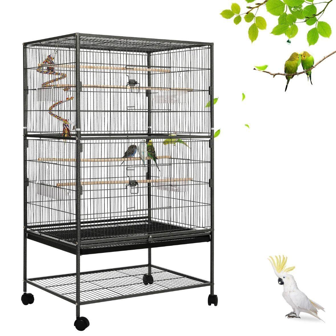 Vogelvoliere Käfig groß Rollen
