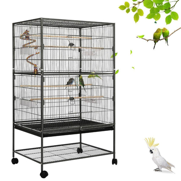 Vogelvoliere Käfig groß Rollen