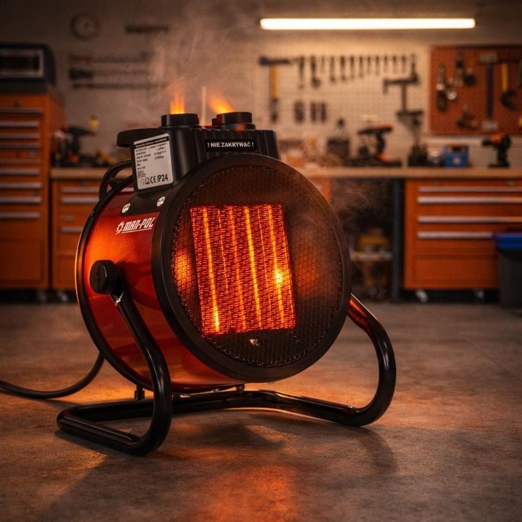 Elektrischer Heizlüfter 2000W kompakt & effizient
